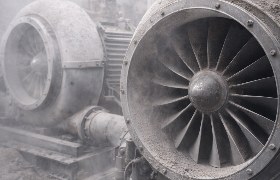 Ambientes industriais com alta carga de partículas